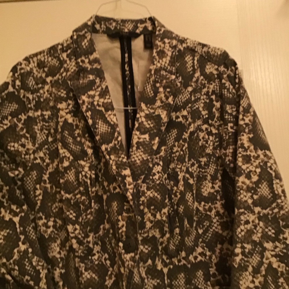 Elli Snake Print Jacket